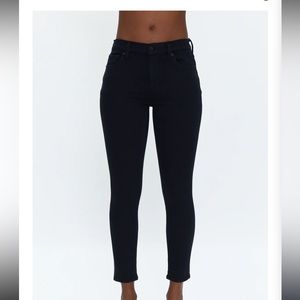 Pistola Black Stretch Skinny Mid Rise Jean